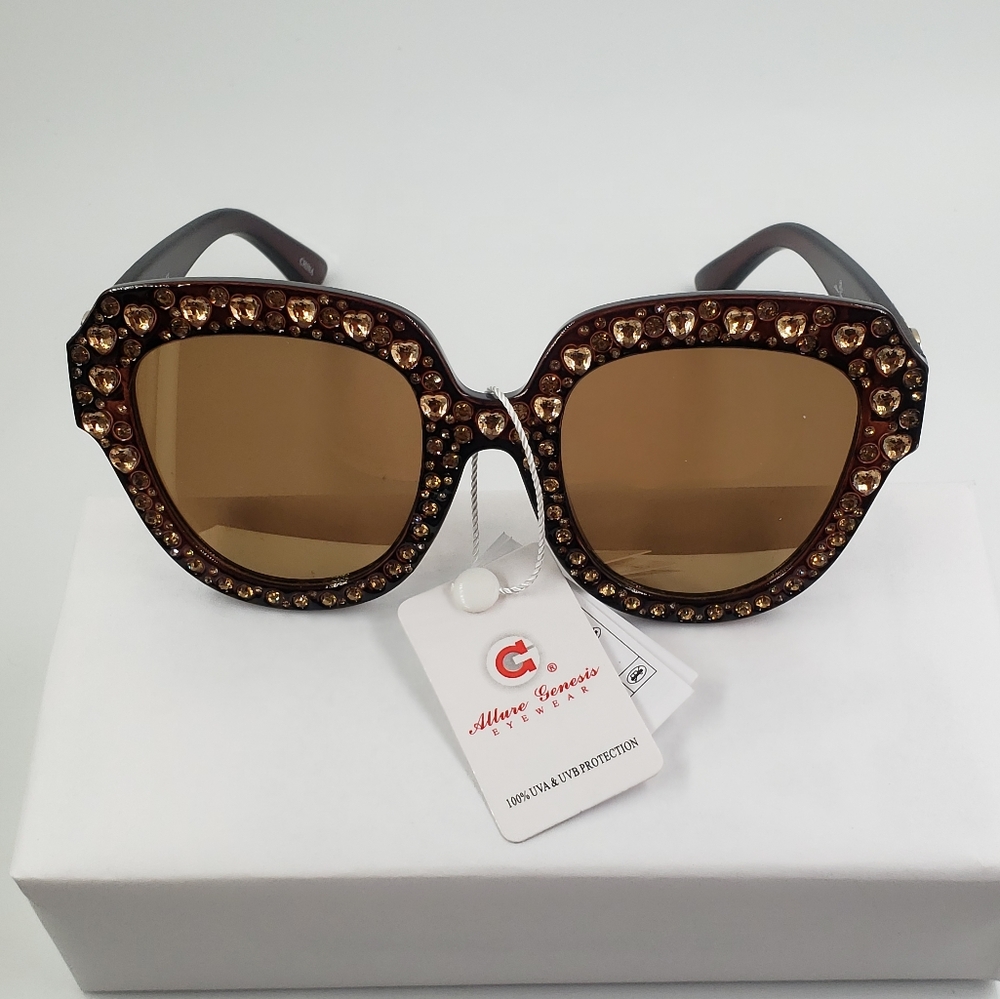 Women's embellished sunglasses.